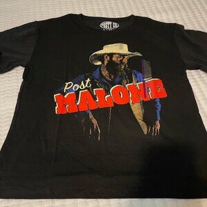Post Malone Black T-Shirt Cowboy NWT